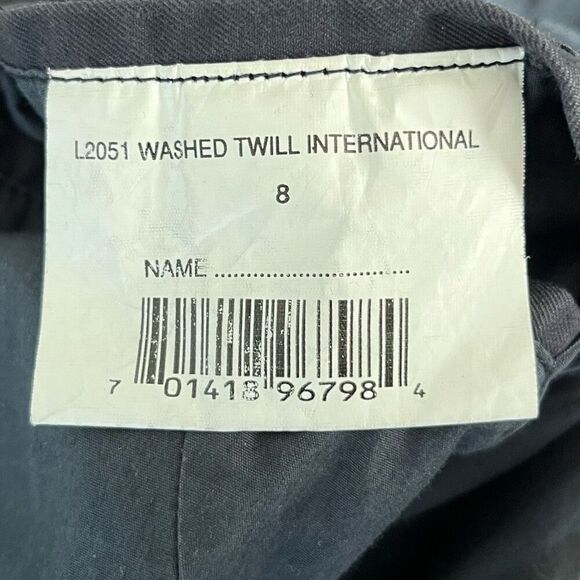 Barbour Utility Jacket Belted Gray Navy L2051 US4 - Picture 6 of 10